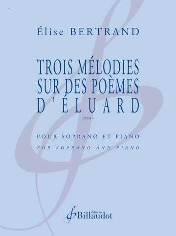 Trois Mélodies sur des poèmes d&amp;#039;Éluard, op. 9 Visual